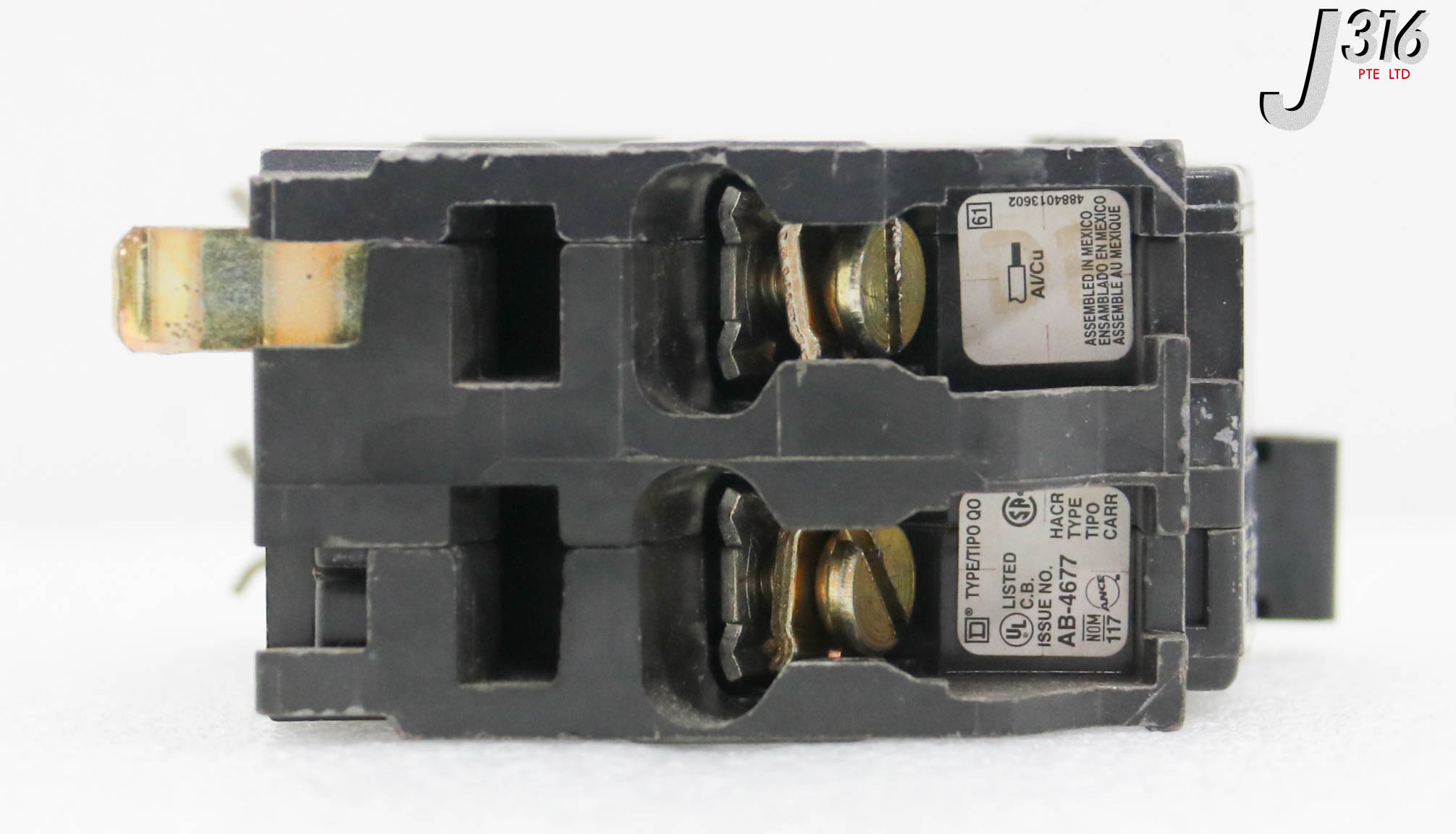 34526 SCHNEIDER ELE SQUARE D 2-POLE CIRCUIT BREAKER, QO SERIES